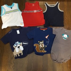 Lot of 6 boys shirts